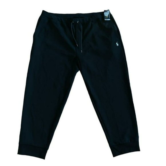 Polo Ralph Lauren Men's 2XB Big & Tall Double-Knit Jogger Drawstring Sweatpants